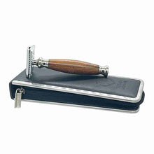 Hand Made Safety Razor Mahogany Wood BUYBARBER.COM