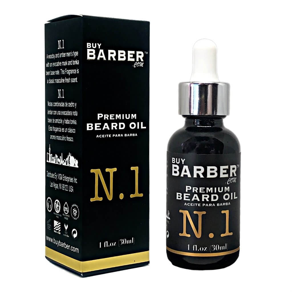 Buy Barber Premium Beard Oil N.1 - 1 fl oz/30ml - BUYBARBER.COM