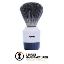 Art Collection Shaving Brush- Pure Badger - White - BUYBARBER.COM
