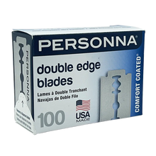 Personna Double Edge Razor Blades 100 count- Made in the USA - BUYBARBER.COM