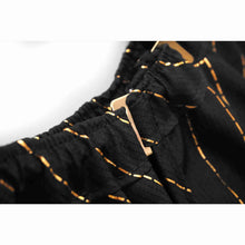 Barber Strong Classic Barber Cutting Cape - Black/Gold Pinstripe Barber Strong