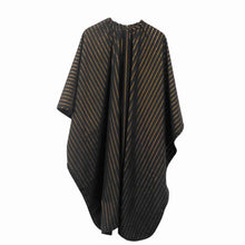 Barber Strong Classic Barber Cutting Cape - Black/Gold Pinstripe Barber Strong