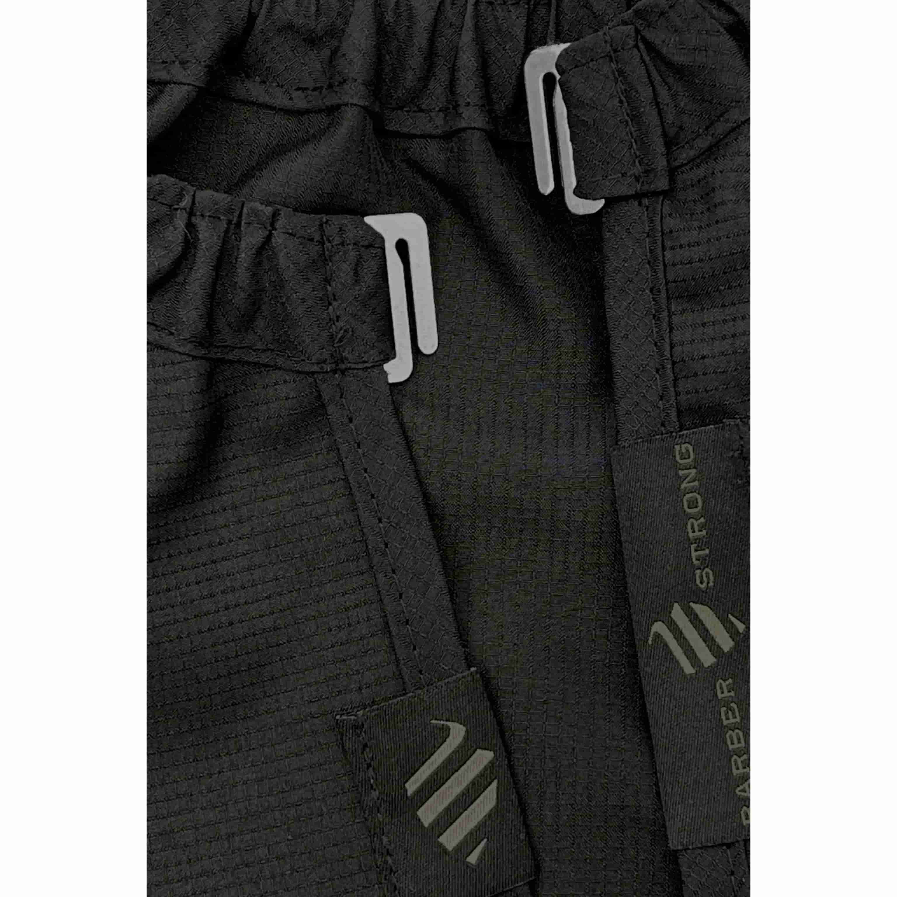 Barber Strong Classic Barber Cutting Cape - Solid Black Barber Strong