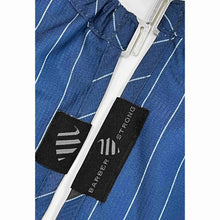 Barber Strong Classic Barber Cutting Cape - Blue/White Pinstripe Barber Strong