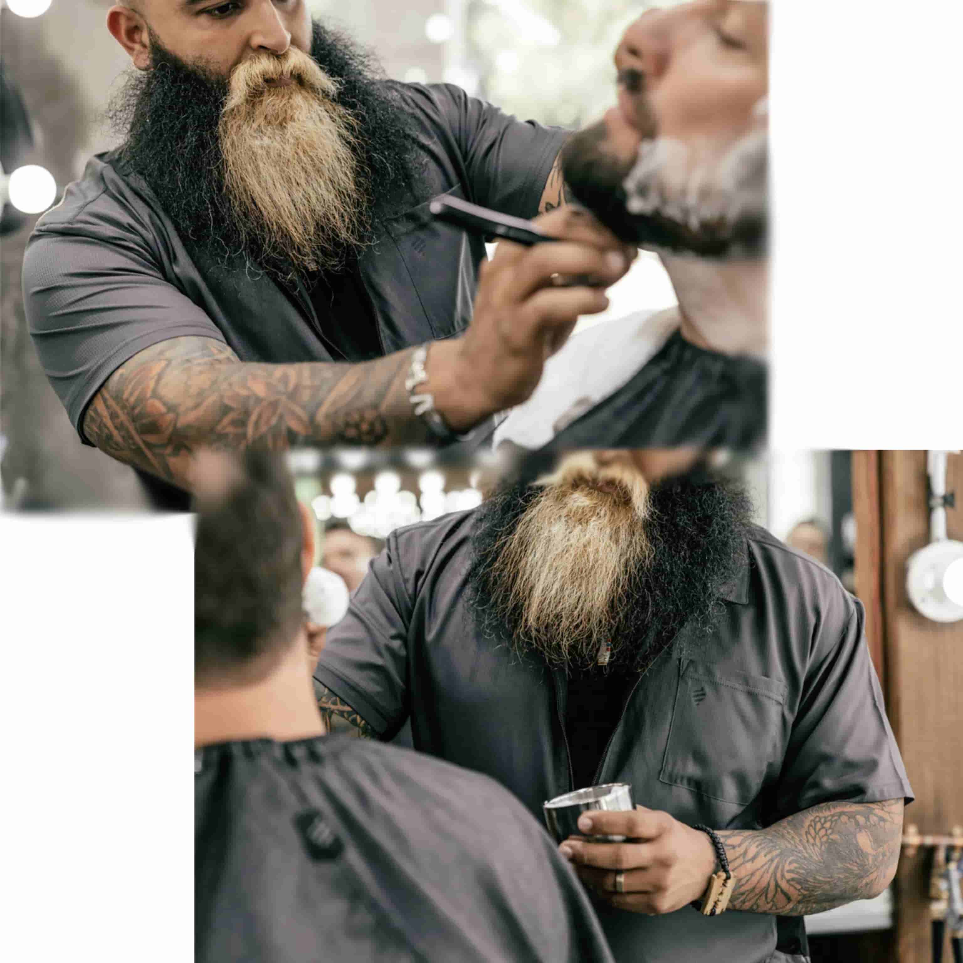 Barber Strong Barber Jacket -Grey Barber Strong