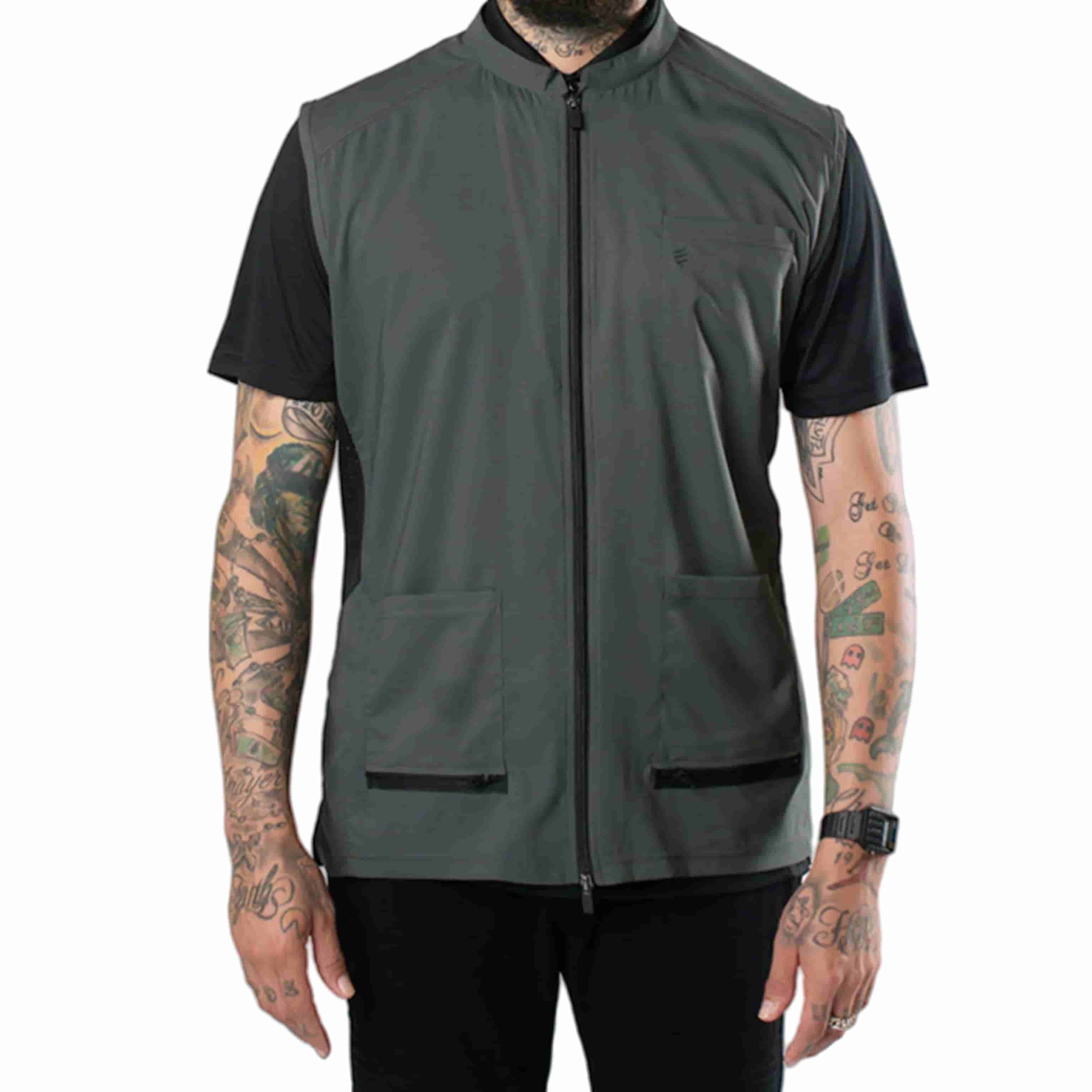 Barber Strong Barber Vest -Grey Barber Strong