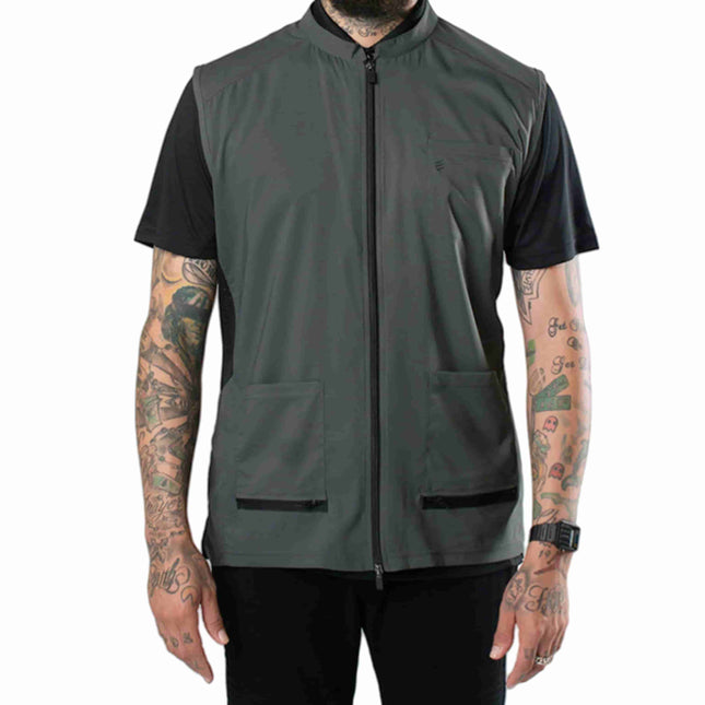 Barber Strong Barber Vest -Grey Barber Strong