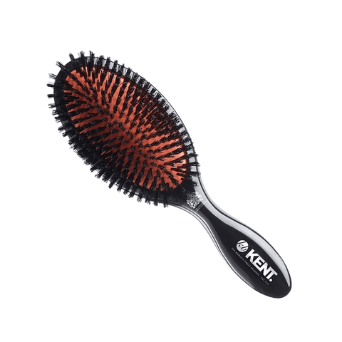 Kent Brushes Large Sized - Pure Black Bristle - BUYBARBER.COM