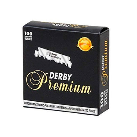 Derby Premium Single Edge Blades 100 pack - BUYBARBER.COM