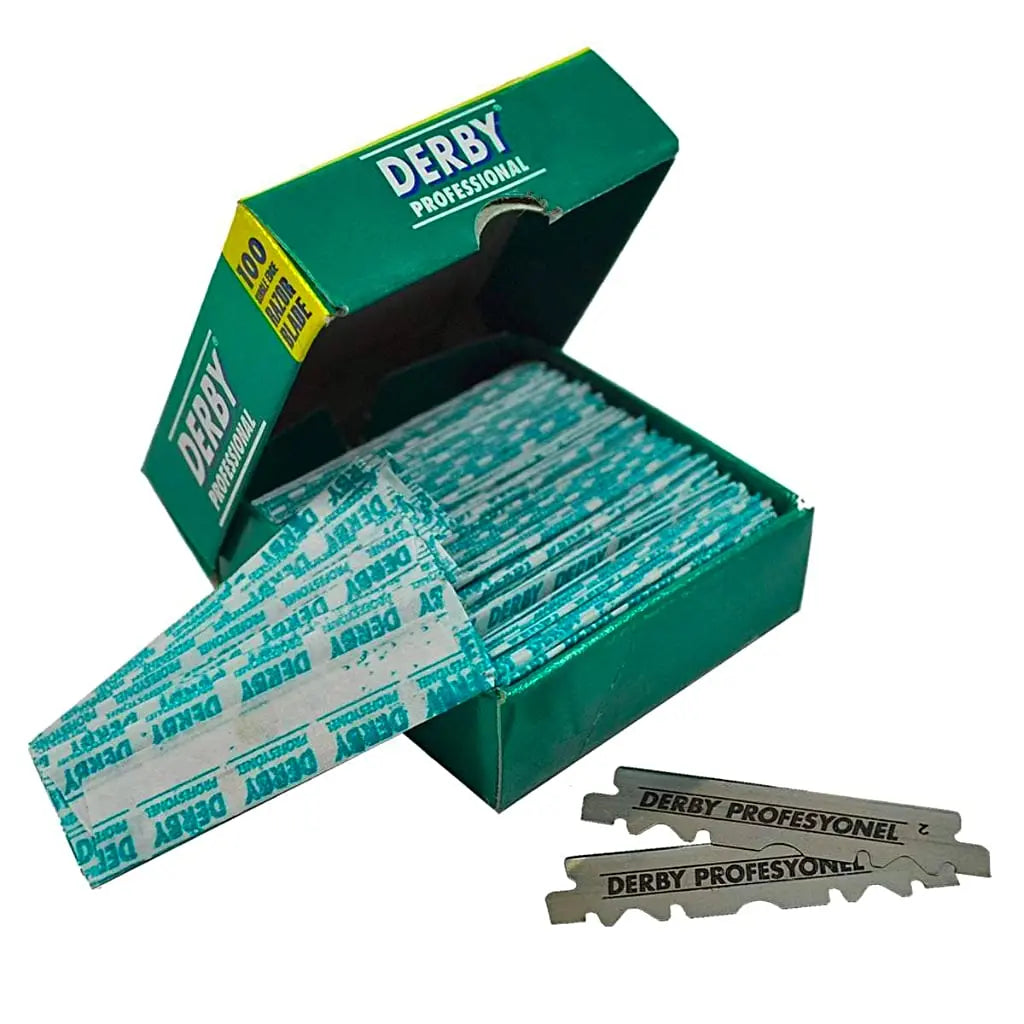 Derby Professional Single Edge Razor Blades, 100 Count Derby Premium