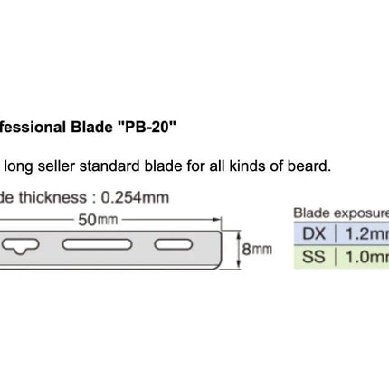 Feather Professional Blade "PB-20" for Artist Club Series - BUYBARBER.COM