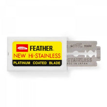 Feather Hi-Stainless Double Edge Blade 10pk - BUYBARBER.COM