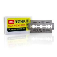 Feather Hi-Stainless Double Edge Blade 10pk - BUYBARBER.COM