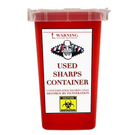 Used Blades / Sharps Container - BUYBARBER.COM