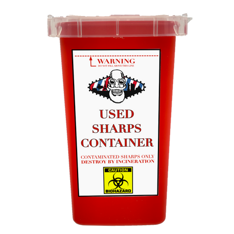 Used Blades / Sharps Container - BUYBARBER.COM