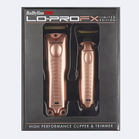 Limited Edition Lo-PROFX Clipper & Trimmer Set (ROSE GOLD)