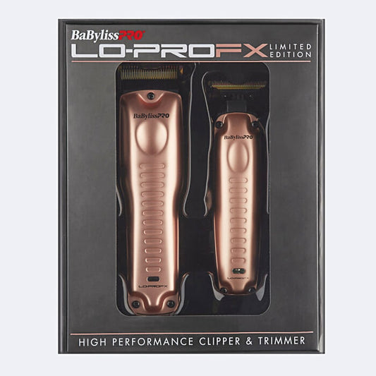 Limited Edition Lo-PROFX Clipper & Trimmer Set (ROSE GOLD)