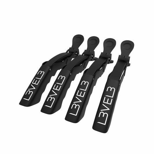 Level 3 Hair Croc Clips-4 Pack