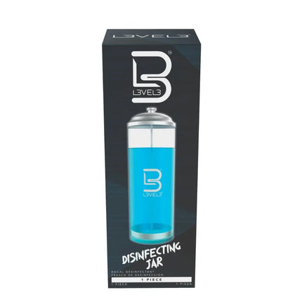 Level 3 Disinfectant Jar - BUYBARBER.COM