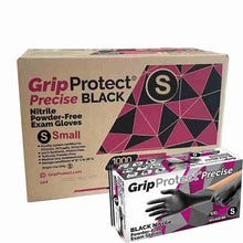 Black Nitrile Powder Free Barber Gloves 5mil BUYBARBER.COM