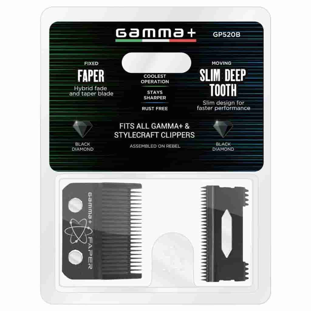 Gamma Fusion & Smooth Cutter Blade - DLC - Set - BUYBARBER.COM