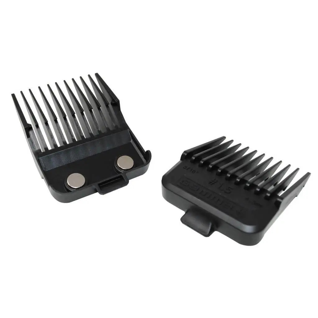 Gamma+ Stylecraft Double Magnetic Guards- Black - BUYBARBER.COM