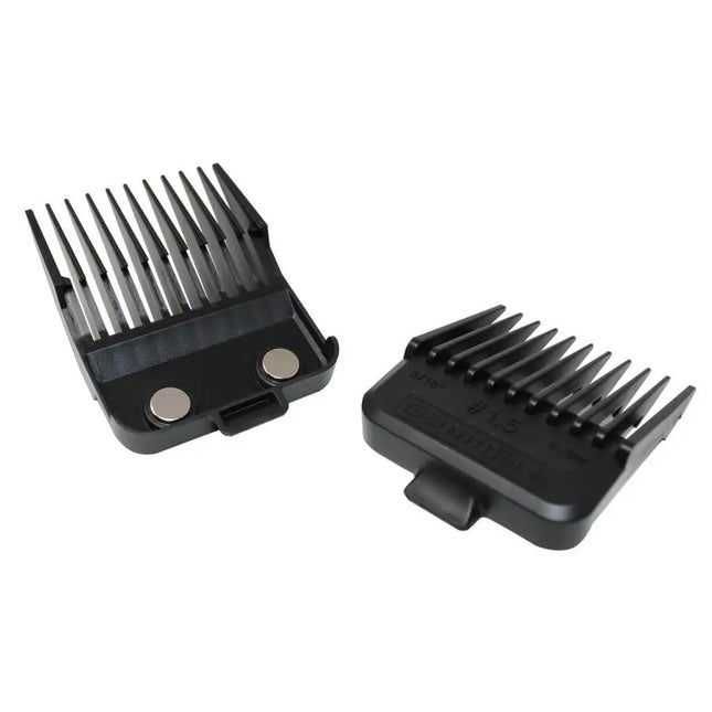 Gamma+ Stylecraft Double Magnetic Guards- Black - BUYBARBER.COM