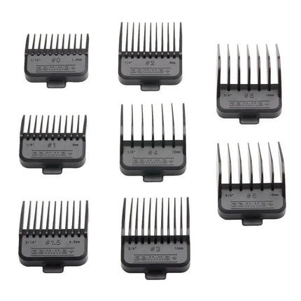 Gamma+ Stylecraft Double Magnetic Guards- Black - BUYBARBER.COM