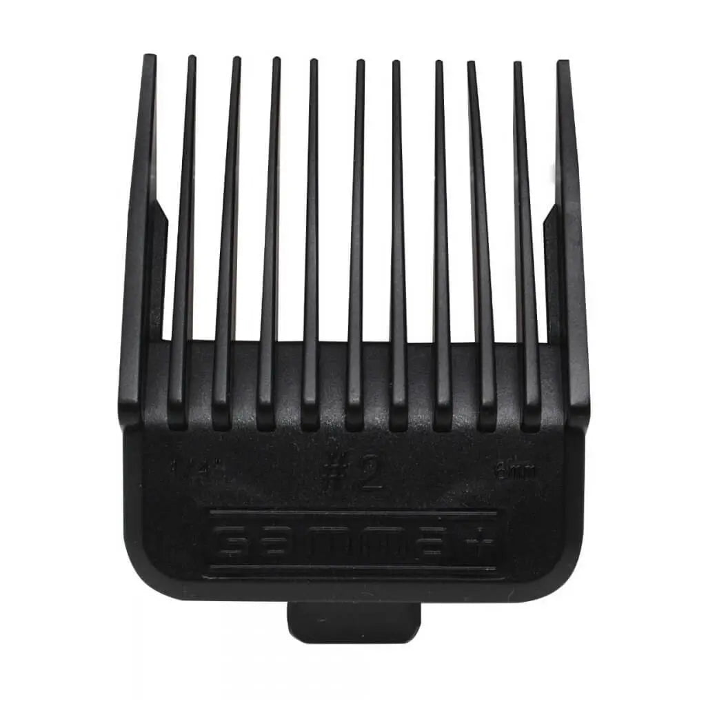 Gamma+ Stylecraft Double Magnetic Guards- Black - BUYBARBER.COM