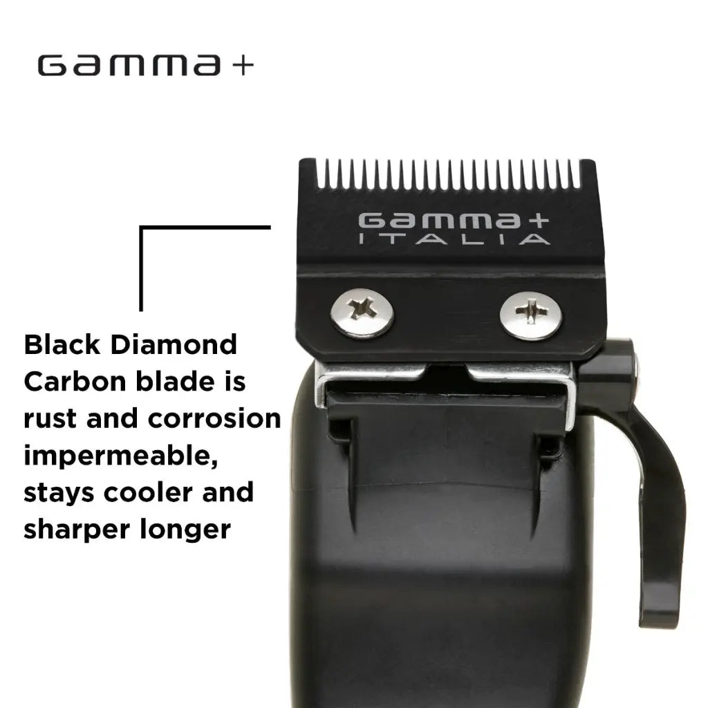 Gamma+ Stylecraft Fixed Black Diamond Fade Clipper Blade - BUYBARBER.COM