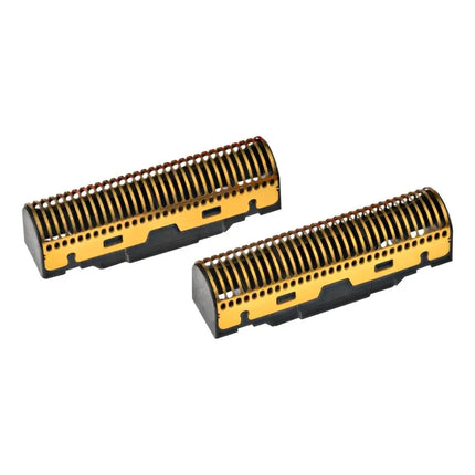 Gamma Stylecraft Replacement Forged Gold Titanium Cutters Set of 2 - BUYBARBER.COM