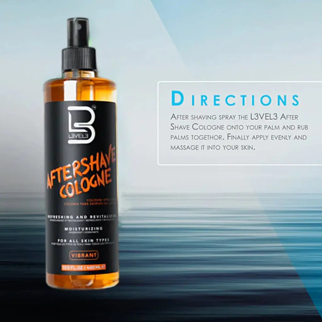 Level 3 After Shave Cologne Vibrant- Orange | Shop Buy Barber 