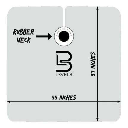 Level 3 Professional Rubber Neck Cutting Cape | Shop BuyBarber