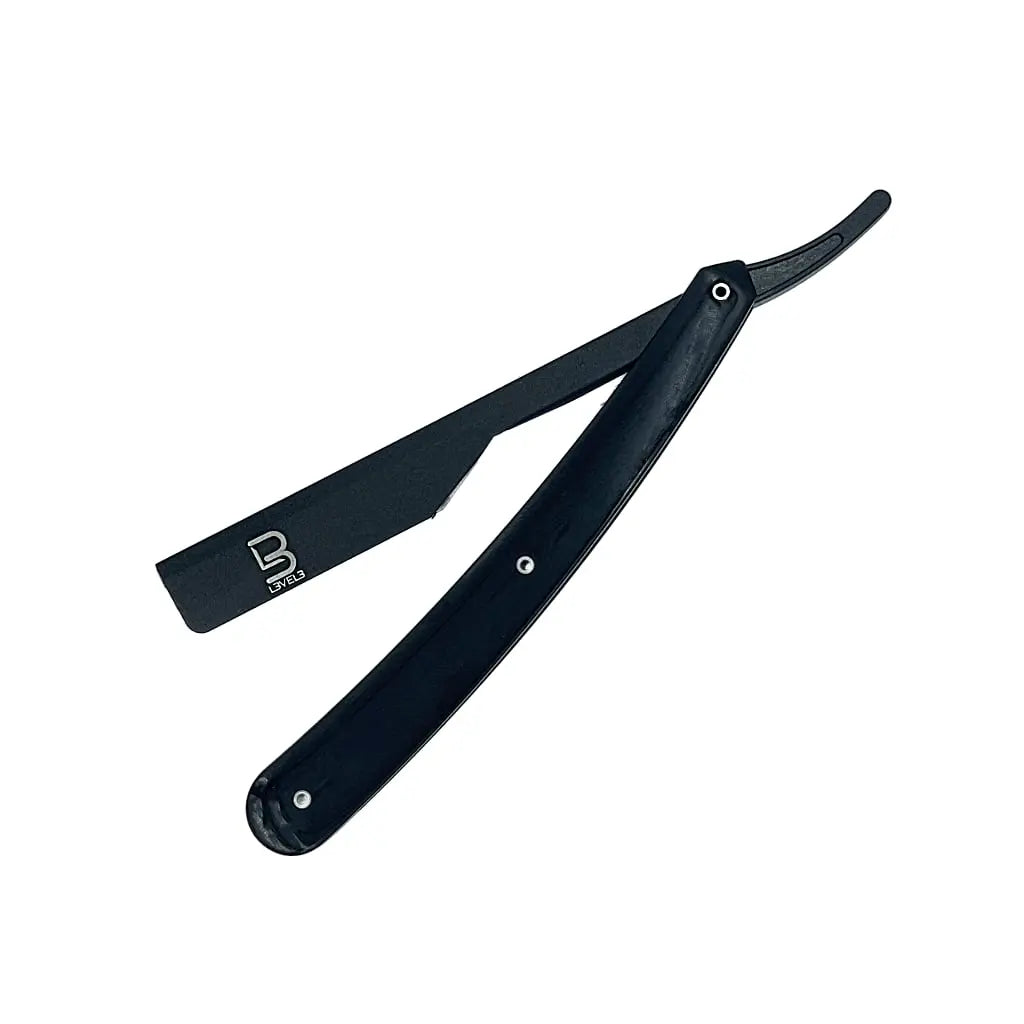 Level 3 Black Straight Razor Holder | Precision & Style | BuyBarber.com