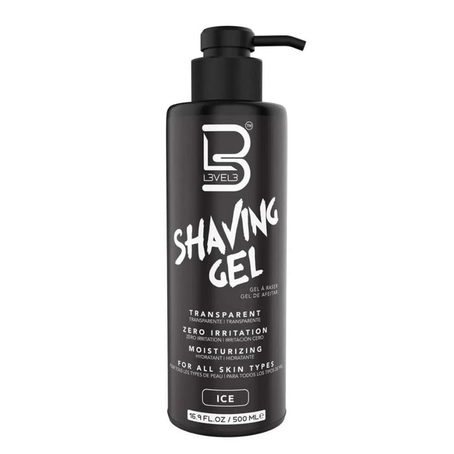 Level 3 Ultra Clear Shaving Gel - Ice - BUYBARBER.COM