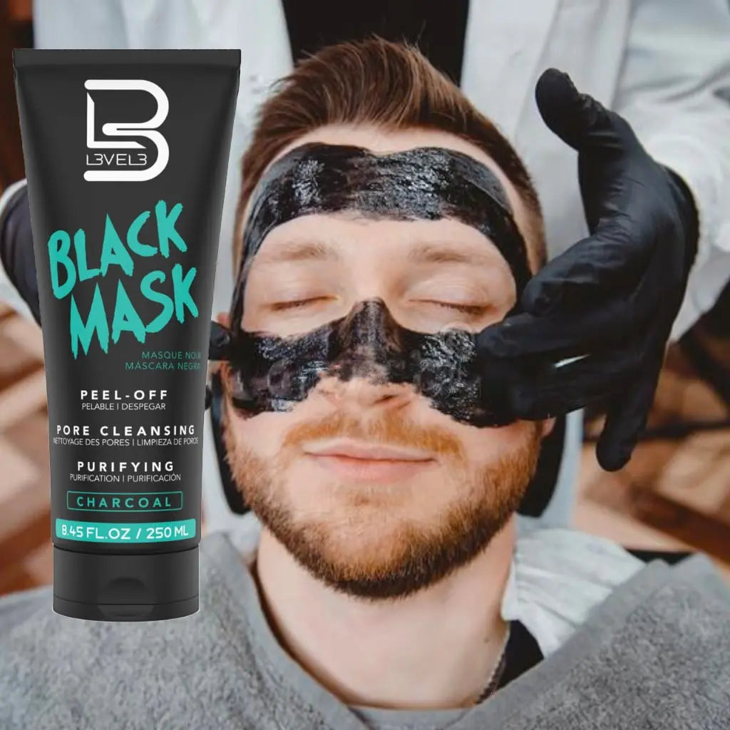 Level 3 Barber Black Facial Mask - BUYBARBER.COM