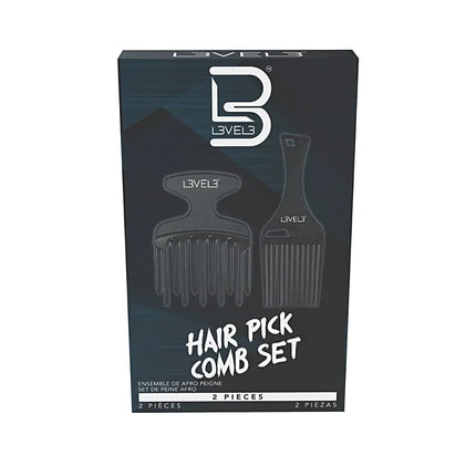 Level 3 Hair PIck Comb Set | Shop Buy Barber 