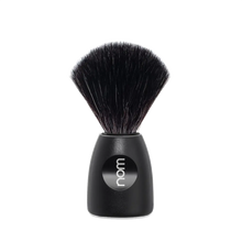 NOM Shaving Brush, Black Fibre, Plastic Black - BUYBARBER.COM