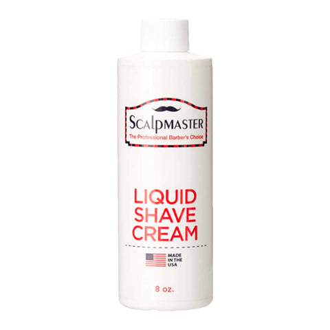 Scalpmaster Liquid Shave Cream - 8oz - BUYBARBER.COM