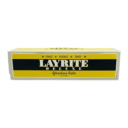 Layrite Deluxe Aftershave Balm packaging on a white background