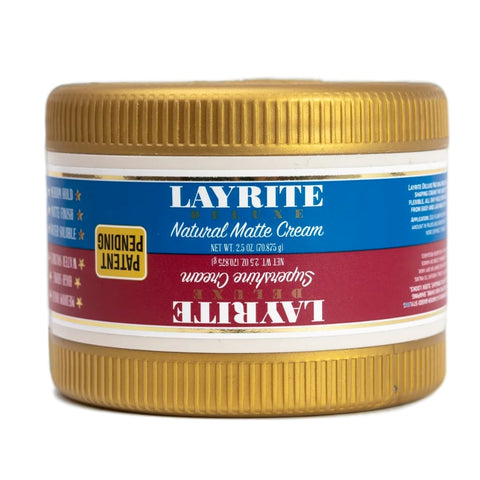 Layrite Deluxe Dual Chamber - Natural Matte & Supershine Cream