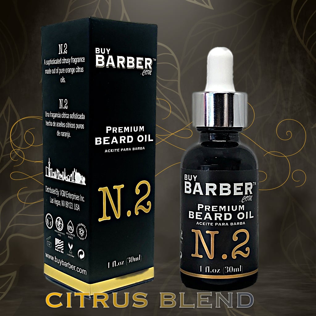 Buy Barber Premium Beard Oil N.2 - 1 fl oz/30ml - BUYBARBER.COM