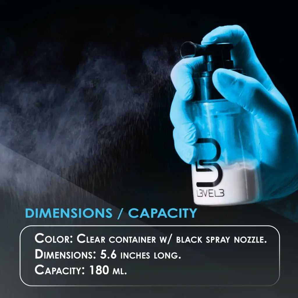 Level 3 Powder Bottle Spray - BUYBARBER.COM