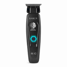 Saber Professional Full Metal Body Digital Brushless Motor Cordless Hair Trimmer - Black - BUYBARBER.COM