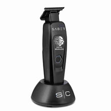 Saber Professional Full Metal Body Digital Brushless Motor Cordless Hair Trimmer - Black - BUYBARBER.COM