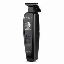 Saber Professional Full Metal Body Digital Brushless Motor Cordless Hair Trimmer - Black - BUYBARBER.COM
