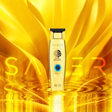 Saber - Professional Full Metal Body Digital Brushless Motor Cordless Hair Trimmer - BUYBARBER.COM