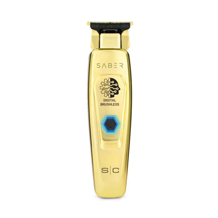 Saber - Professional Full Metal Body Digital Brushless Motor Cordless Hair Trimmer - BUYBARBER.COM