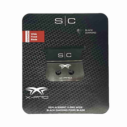 Replacement Fixed Blade Black Diamond Carbon DLC X-PRO Wide Hair Trimer Blade - BUYBARBER.COM