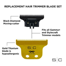 Classic Gold X-Pro Fixed Trimmer Blade w/ DLC Deep Tooth Cutter Shop BuyBarber
